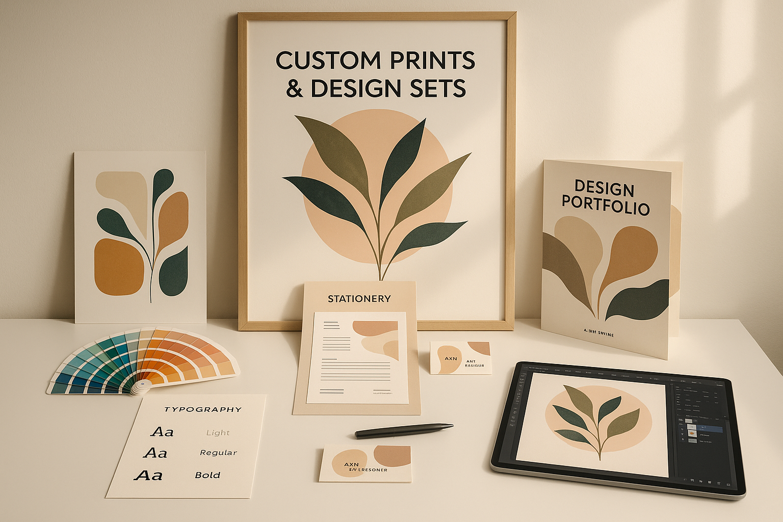 “Custom Prints & Design Sets”
